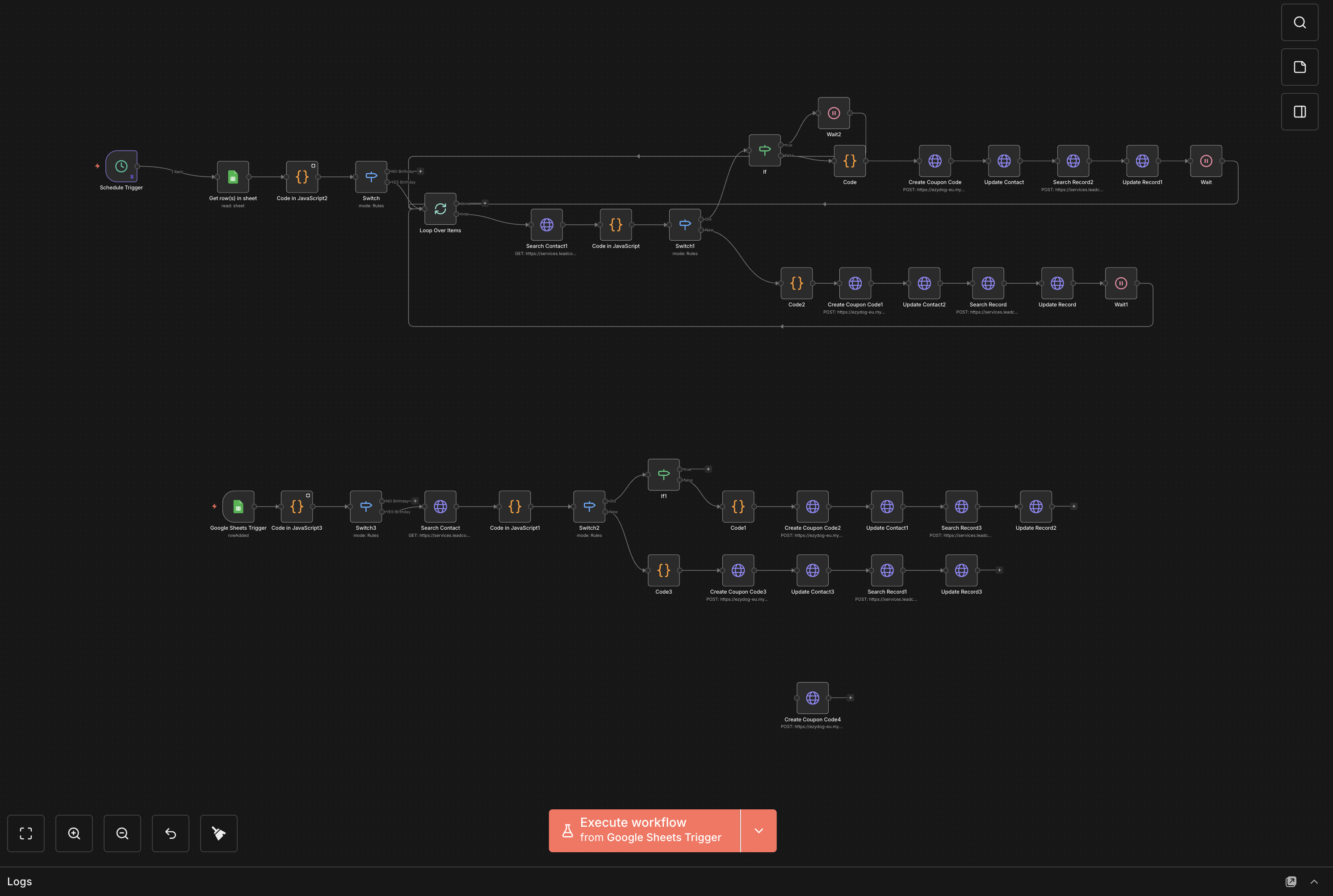 EzyDog pre-purchase email automation flow